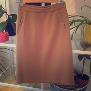 Boden midi skirt camel tan aline skirt 2p 0p